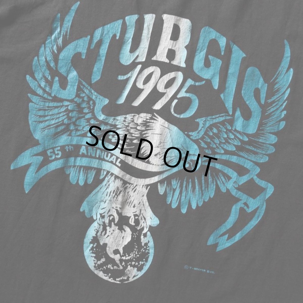 画像5: 1990s STURGIS BLACK HILLS RALLY 55th ANNUAL Tシャツ　 "MADE IN USA"　 表記L  (5)