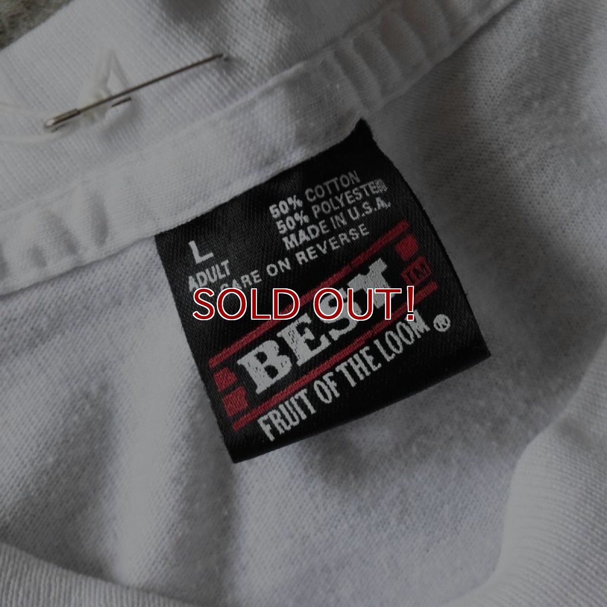 画像3: 1990s 美人猫アートTシャツ　 "MADE IN USA"　 表記L  (3)