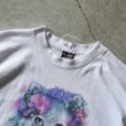 画像2: 1990s 美人猫アートTシャツ　<br>"MADE IN USA"　<br>表記L<br> (2)