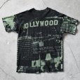 画像2: 1990s Edwards Teez HOLLYWOOD 総柄プリントTシャツ　<br>"MADE IN USA"　<br>表記XL<br> (2)