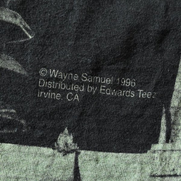 画像6: 1990s Edwards Teez HOLLYWOOD 総柄プリントTシャツ　 "MADE IN USA"　 表記XL 