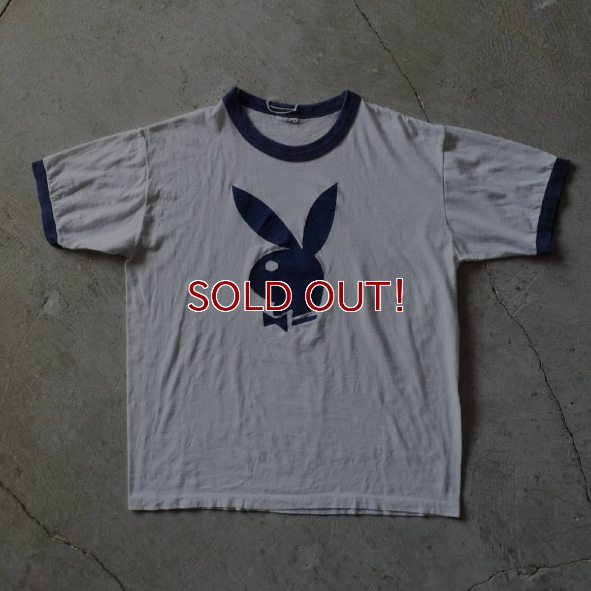 画像1: 1980s PLAY BOY リンガーTシャツ　 "MADE IN USA"　 実寸L  (1)