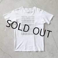 1980s Champion For Boston カレッジTシャツ　 "MADE IN USA"　 表記L 