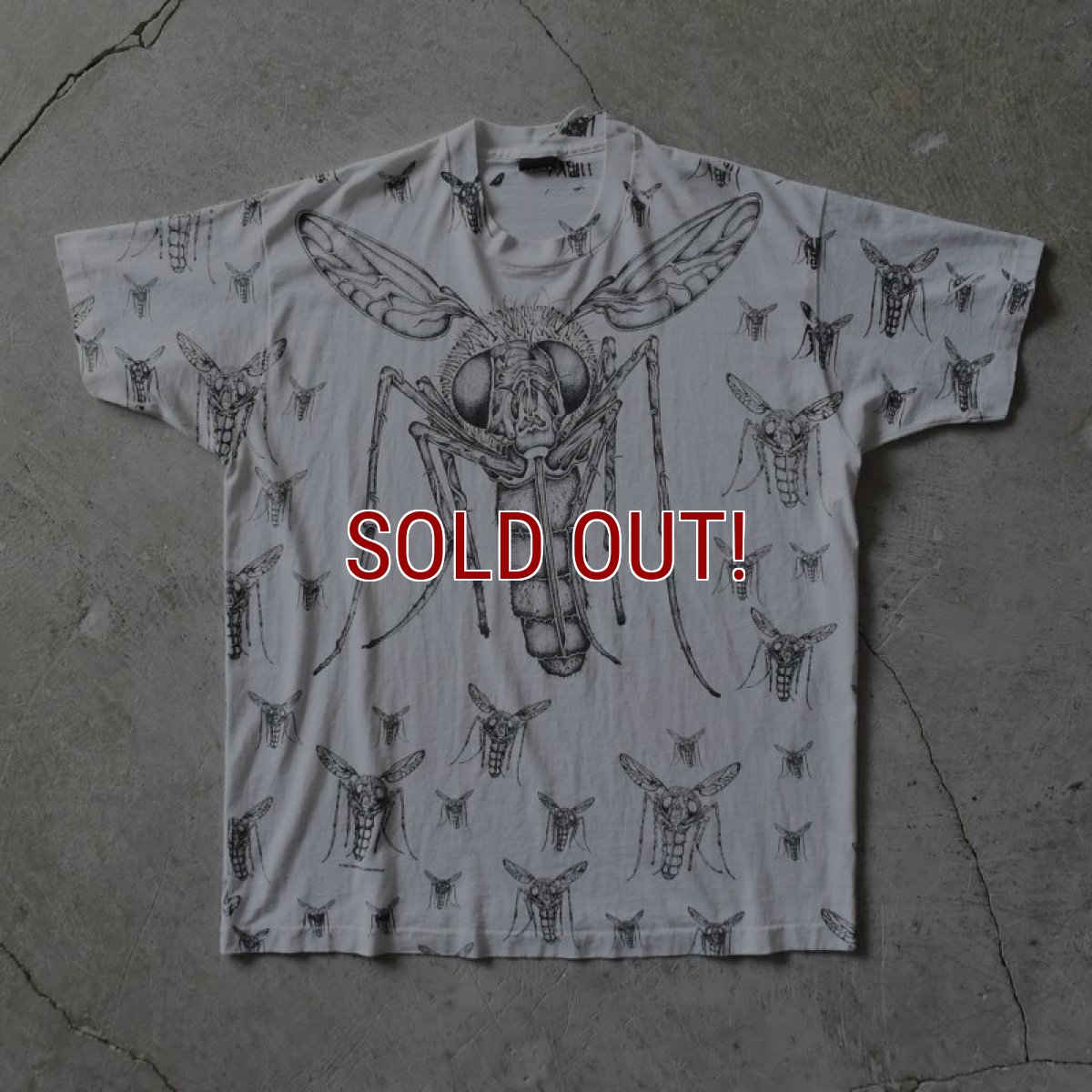 画像1: 1990s MOSQUITO Got Ya！ 総柄Tシャツ　 "MADE IN USA"　 表記XXL  (1)