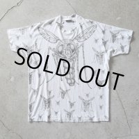 1990s MOSQUITO Got Ya！ 総柄Tシャツ　 "MADE IN USA"　 表記XXL 