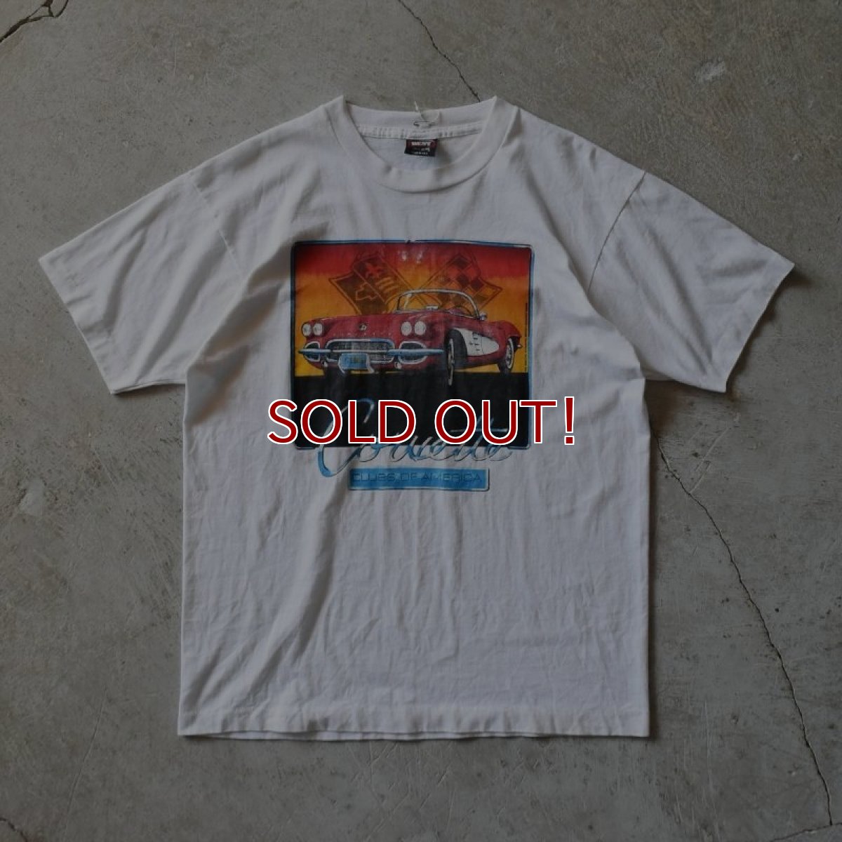 画像1: 1990s CORVETTE Tシャツ　 "MADE IN USA"　 表記L  (1)