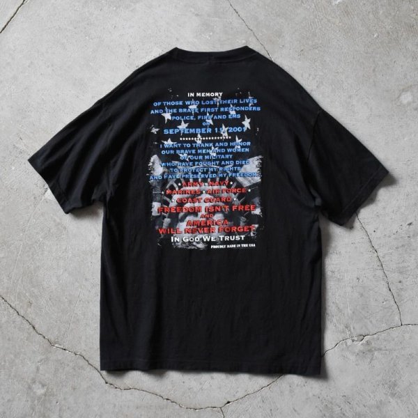 画像2: NEVER FORGET 9.11追悼Tシャツ　 "MADE IN USA"　 表記XL 