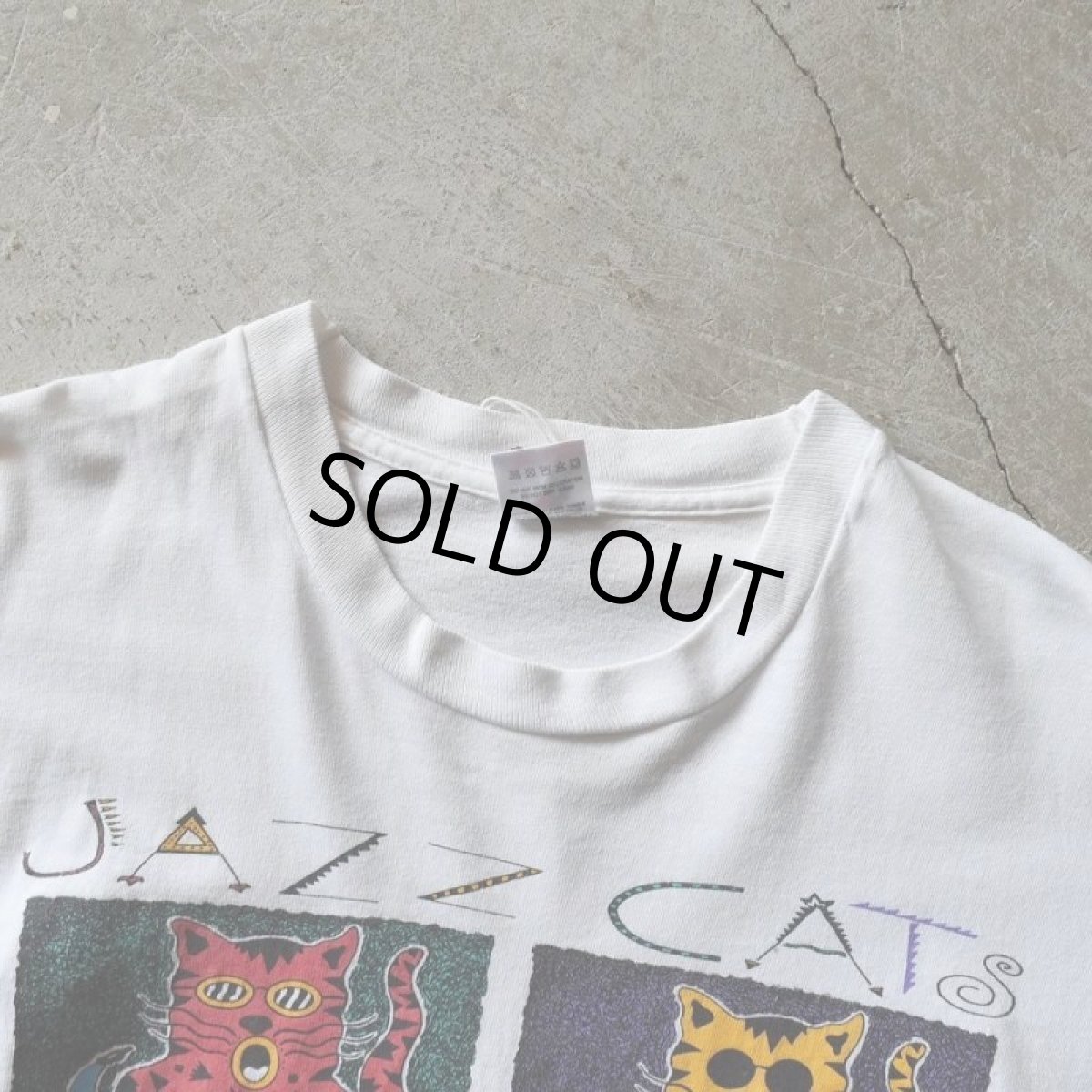 画像2: 1990s JAZZ CATS アートTシャツ　 "MADE IN USA"　 表記XL  (2)