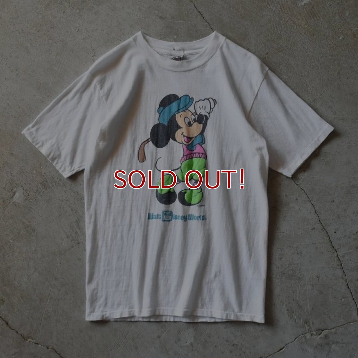 画像1: 1980-90s MICKEY GOLF Tシャツ　 "MADE IN USA"　 表記L  (1)