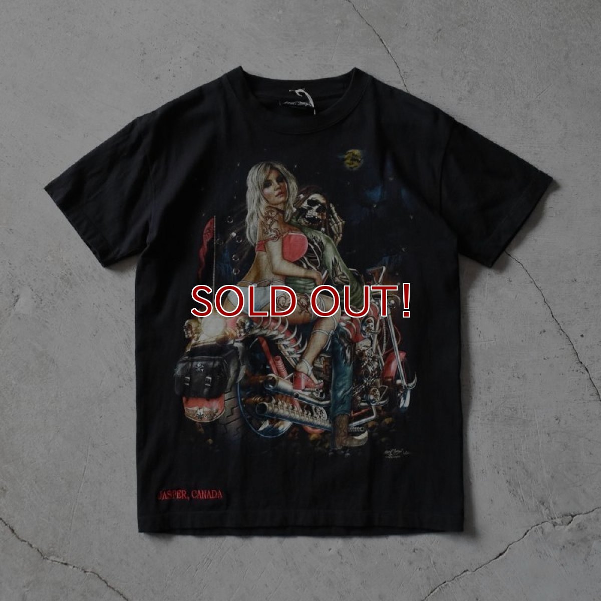 画像1: ROCk CHANG モーターサイクルTシャツ　 表記M  (1)