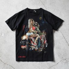 画像1: ROCk CHANG モーターサイクルTシャツ　 表記M  (1)