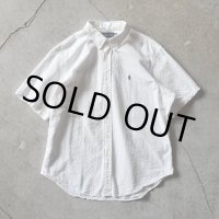 Ralph Lauren シアサッカーシャツ　 表記XL 