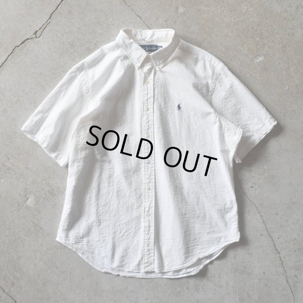 画像1: Ralph Lauren シアサッカーシャツ　 表記XL 
