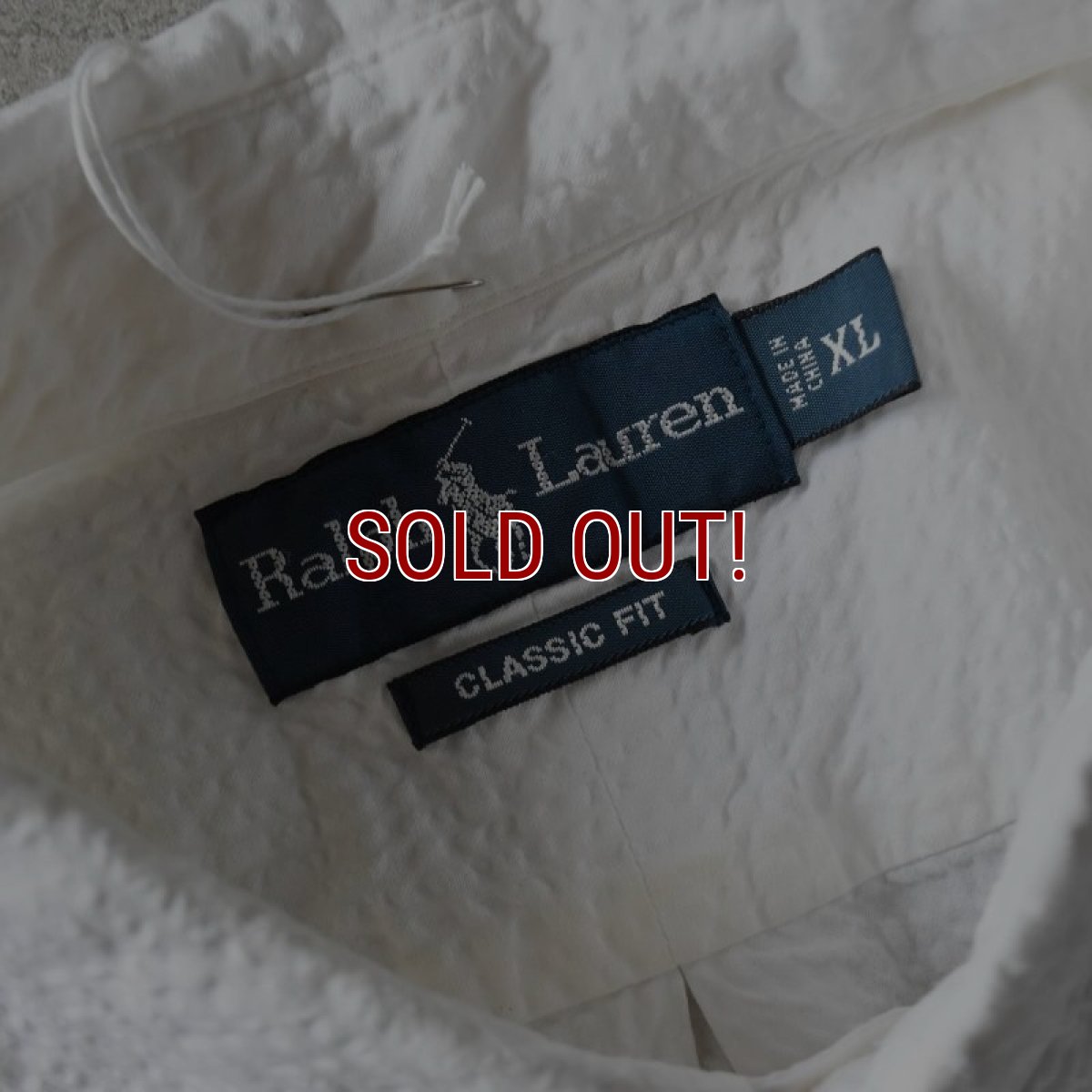 画像3: Ralph Lauren シアサッカーシャツ　 表記XL  (3)