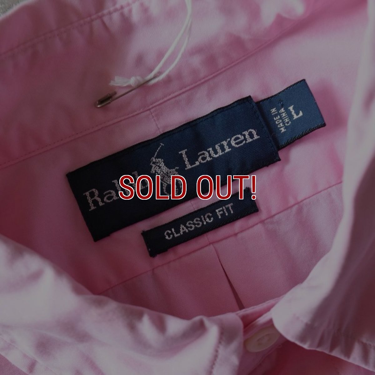画像3: Ralph Lauren ボタンダウンシャツ　 表記L  (3)