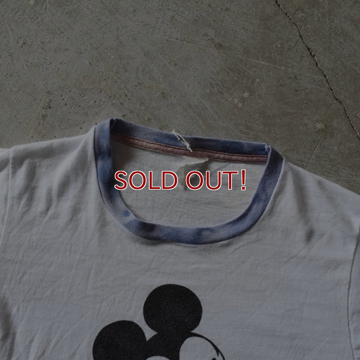画像2: 1970-80s MICKEY MOUSE リンガーTシャツ　 "MADE IN USA"　 表記L  (2)