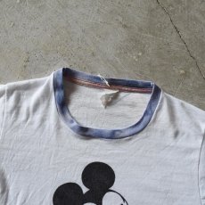 画像2: 1970-80s MICKEY MOUSE リンガーTシャツ　 "MADE IN USA"　 表記L  (2)