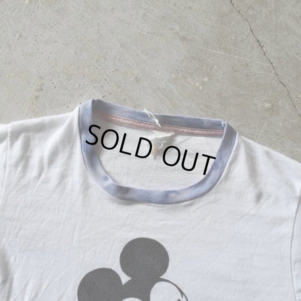 画像2: 1970-80s MICKEY MOUSE リンガーTシャツ　 "MADE IN USA"　 表記L 