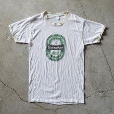 画像1: 1970s HEINEKEN リンガーTシャツ　 "MADE IN USA"　 表記L  (1)