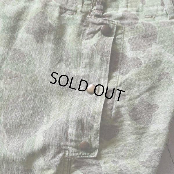 画像9: 1940s USMC P-1944 フロッグスキンHBTパンツ /カットオフ   "1st MODEL"  実寸W34