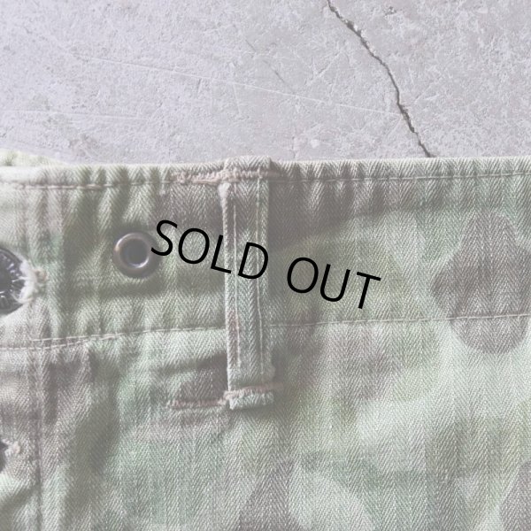 画像8: 1940s USMC P-1944 フロッグスキンHBTパンツ /カットオフ   "1st MODEL"  実寸W34