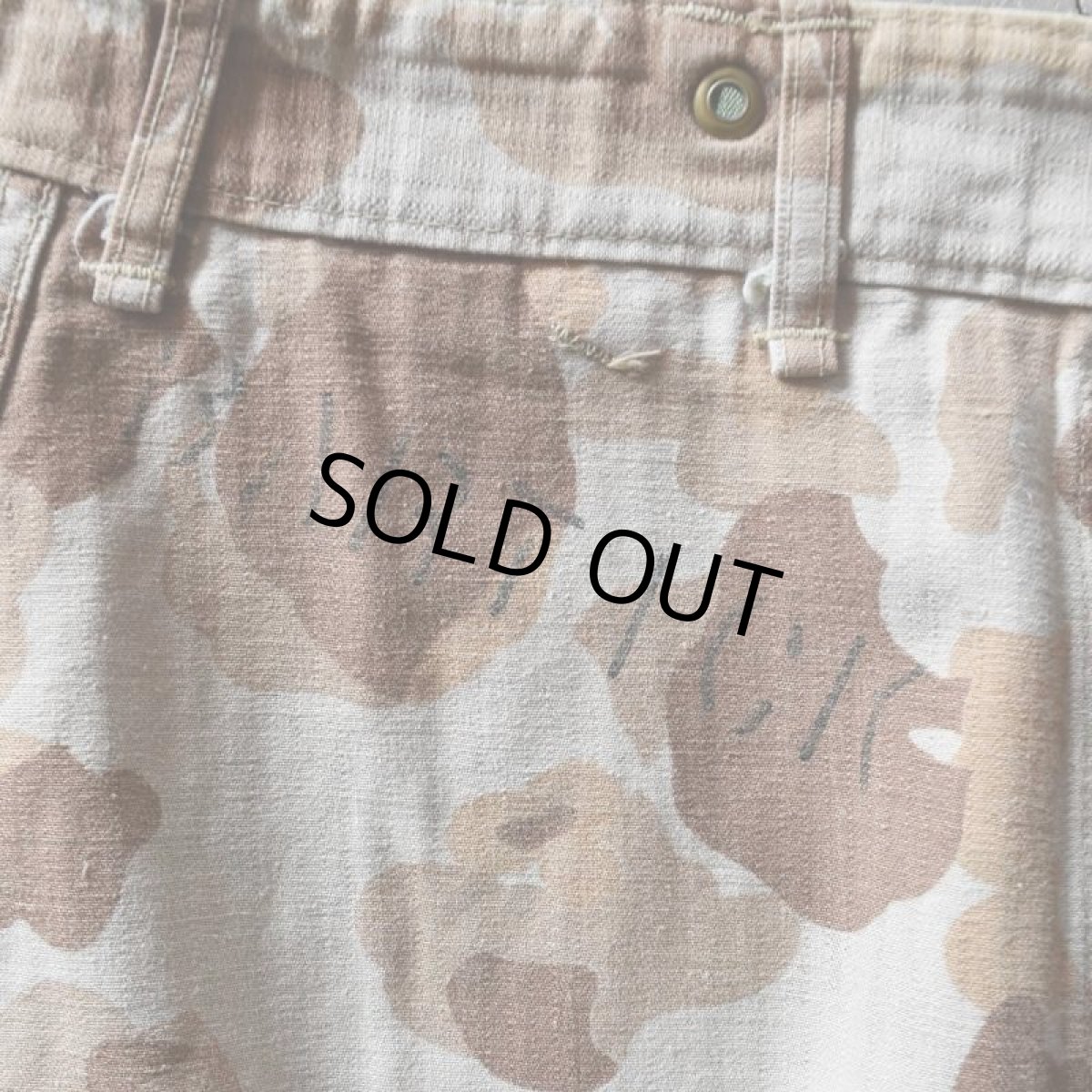 画像11: 1940s USMC P-1944 フロッグスキンHBTパンツ /カットオフ　  "1st MODEL"　 実寸W34  (11)