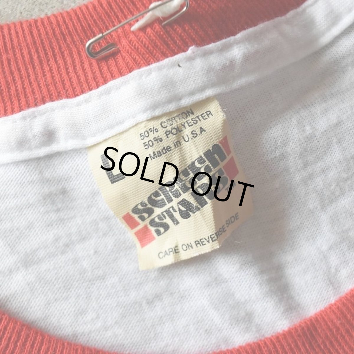 画像3: 1980s ACHAIA CLAUSR リンガーTシャツ　 "MADE IN USA"　 表記L  (3)