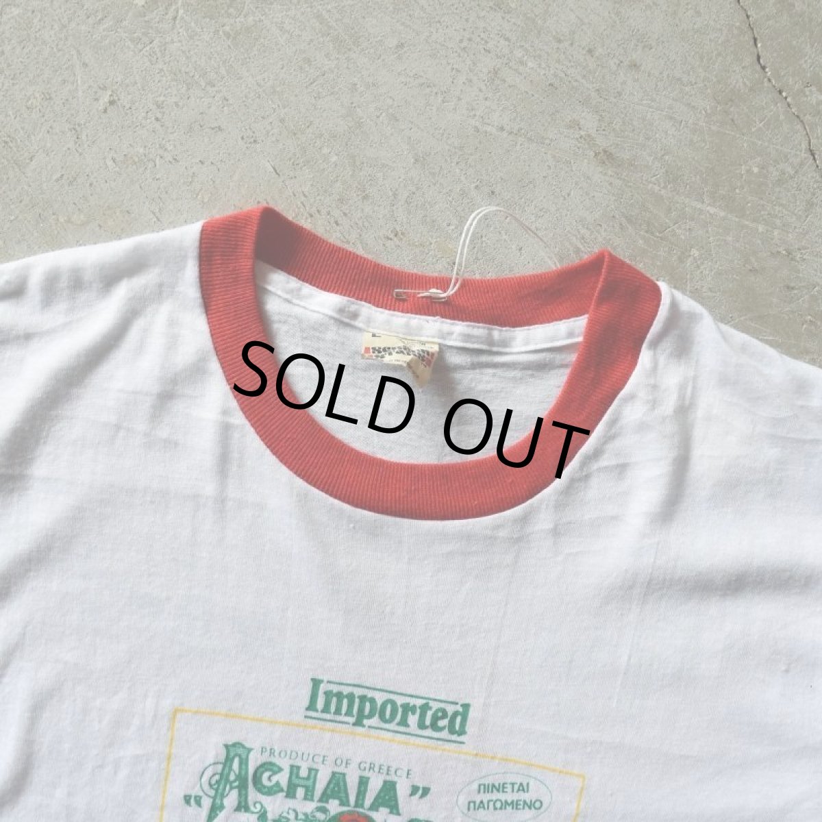 画像2: 1980s ACHAIA CLAUSR リンガーTシャツ　 "MADE IN USA"　 表記L  (2)