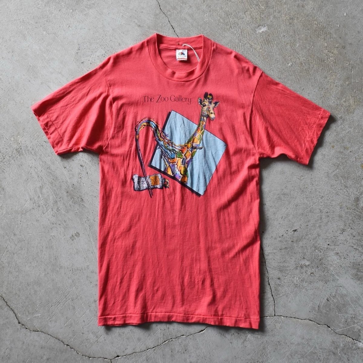 画像1: 1980s THE ZOO GALLERY アートTシャツ　 "MADE IN USA"　 表記L  (1)