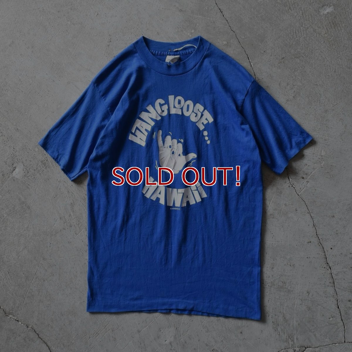 画像1: 1980s HANGLOOSE HAWAII Tシャツ　 "MADE IN USA"　 表記L  (1)