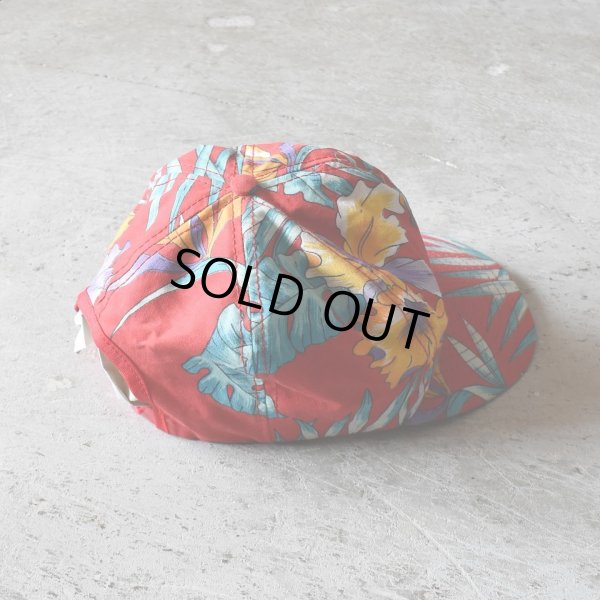 画像4: 1980-90s トロピカル柄キャップ　 "MADE IN USA" 