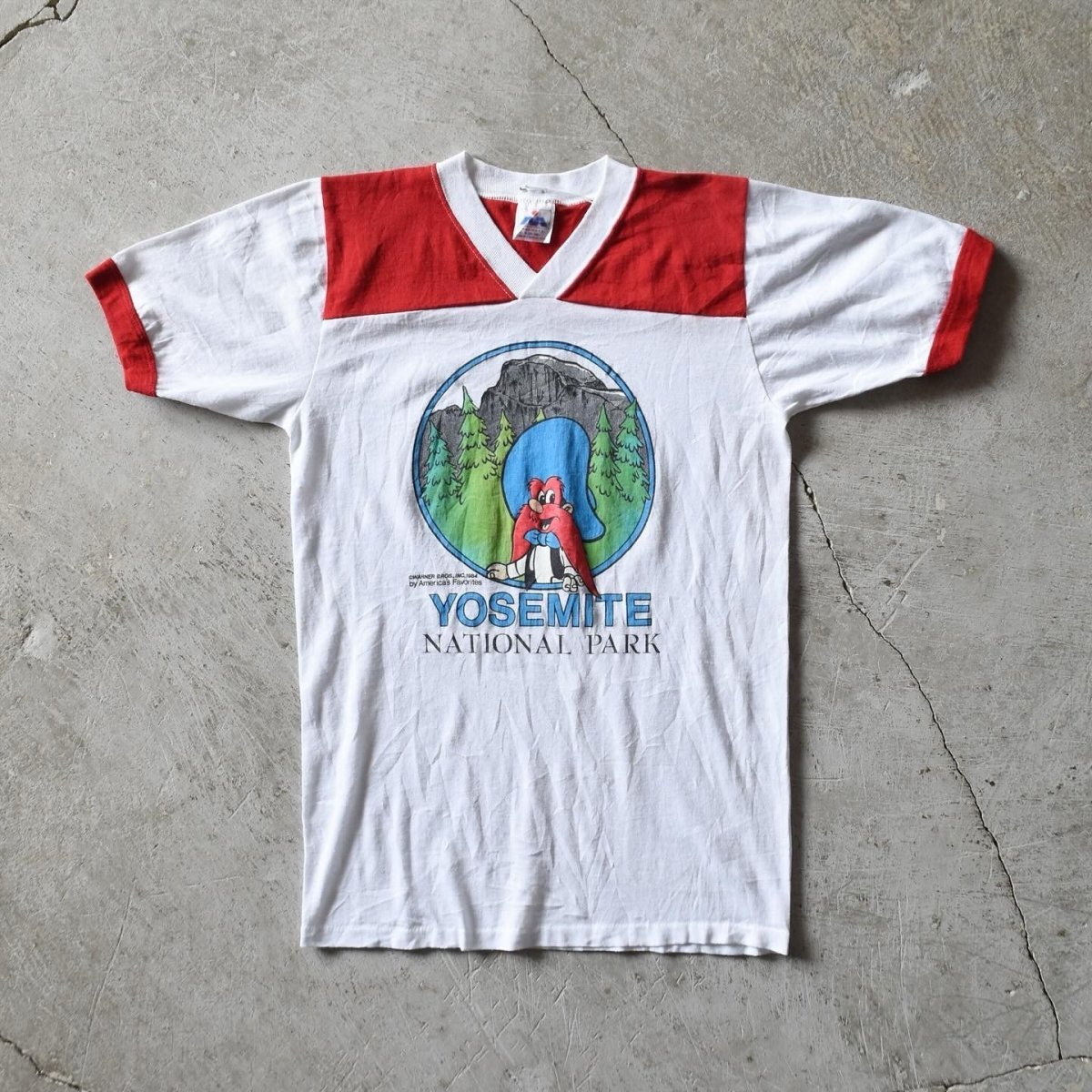 画像1: 1980s YOSEMITE フットボールTシャツ　 "MADE IN USA"　 表記S  (1)