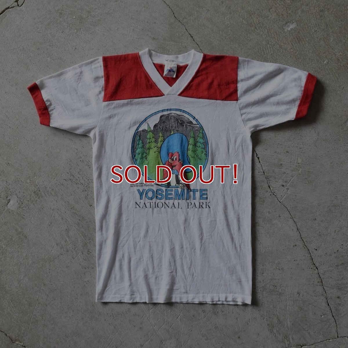 画像1: 1980s YOSEMITE フットボールTシャツ　 "MADE IN USA"　 表記S  (1)