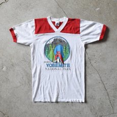 画像1: 1980s YOSEMITE フットボールTシャツ　 "MADE IN USA"　 表記S  (1)