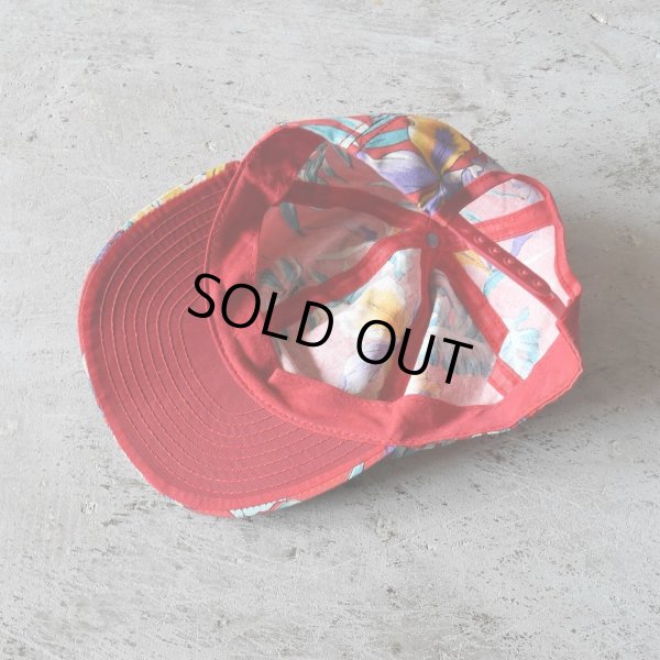 画像6: 1980-90s トロピカル柄キャップ　 "MADE IN USA" 