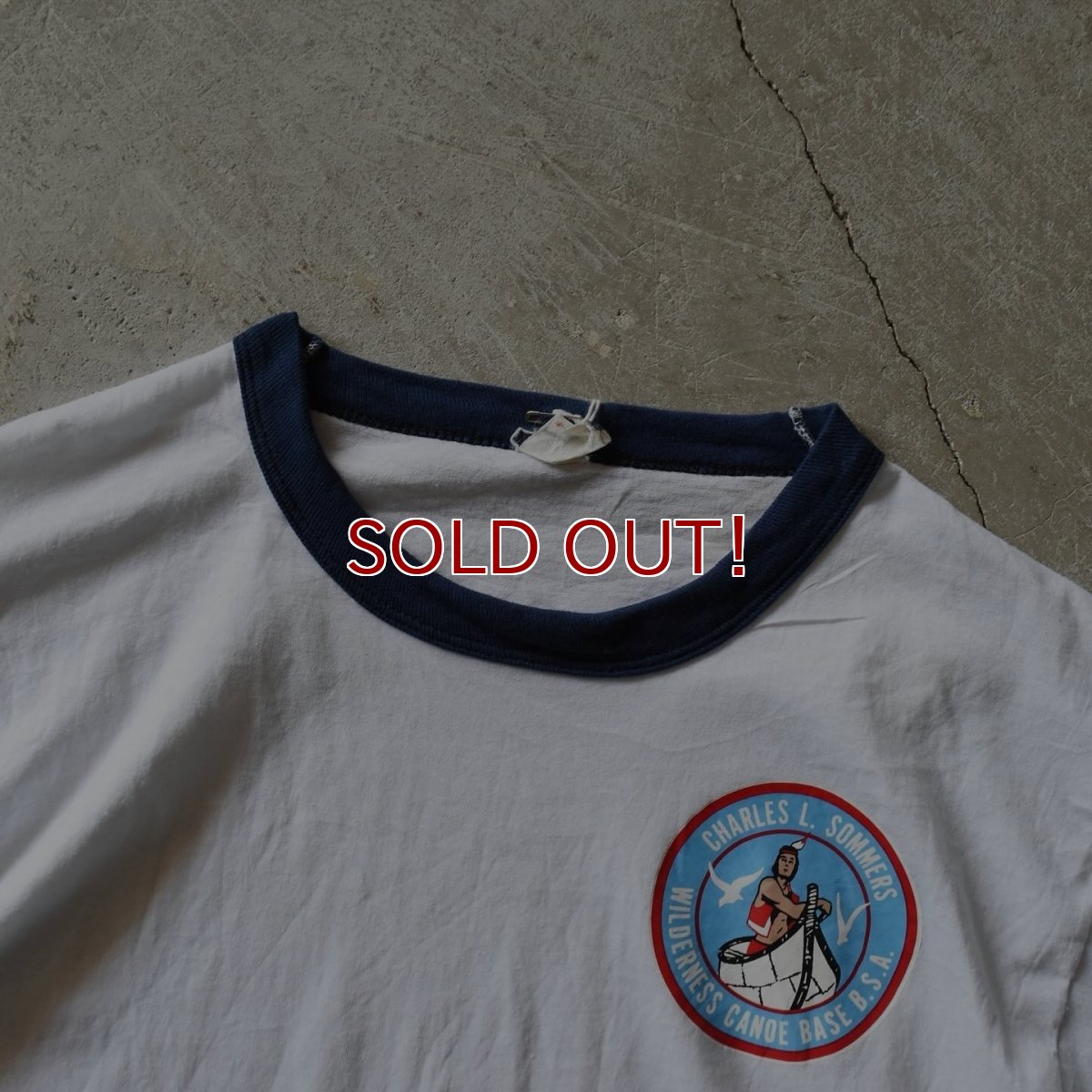 画像2: 1980s BOY SCOUTS リンガーTシャツ　 "MADE IN USA"　 実寸L  (2)