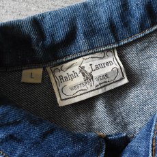 画像4: 1970-80s RALPH LAUREN WESTERN WEAR デニムジャケット　 表記WOMENS L  (4)