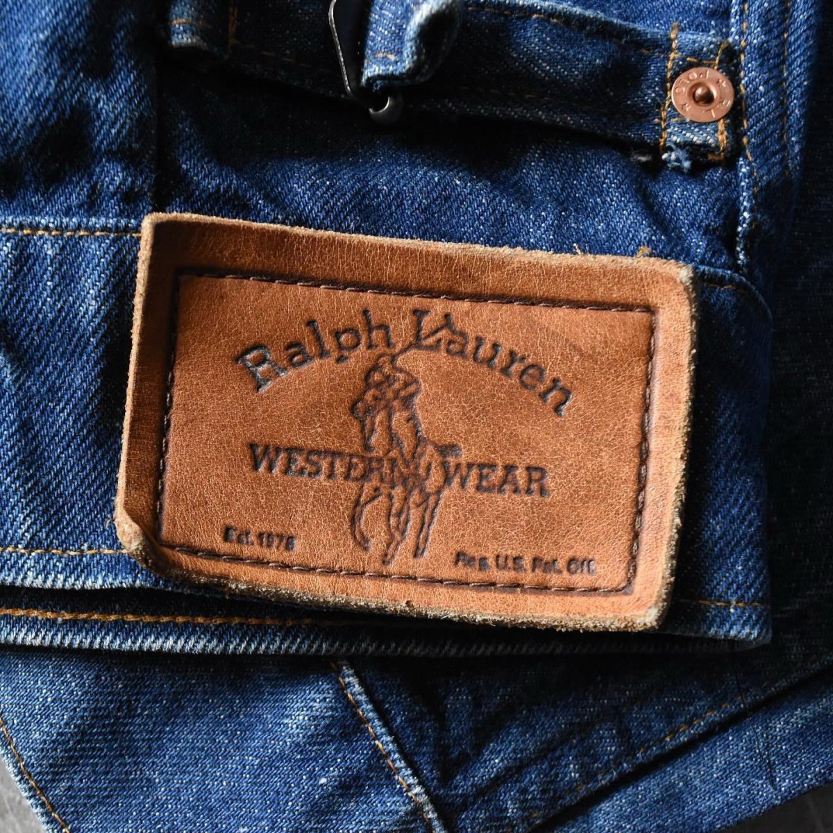 画像9: 1970-80s RALPH LAUREN WESTERN WEAR デニムジャケット　 表記WOMENS L  (9)