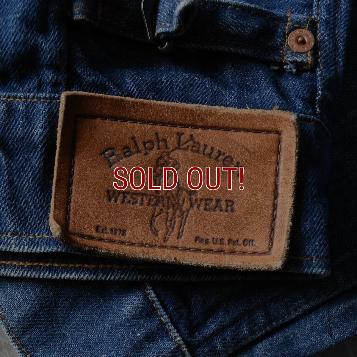 画像9: 1970-80s RALPH LAUREN WESTERN WEAR デニムジャケット　 表記WOMENS L  (9)