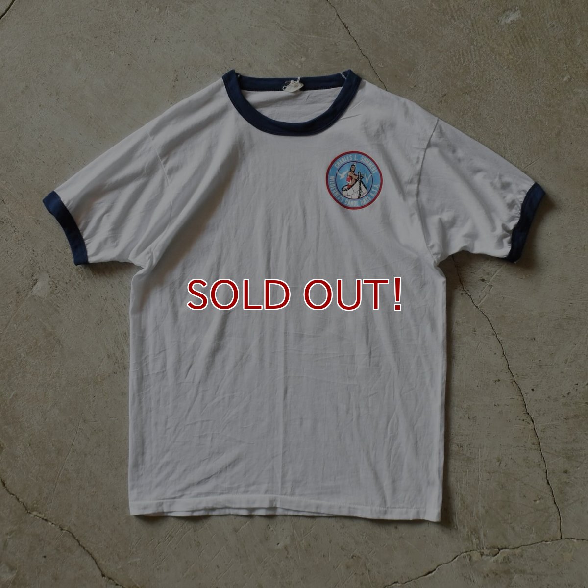 画像1: 1980s BOY SCOUTS リンガーTシャツ　 "MADE IN USA"　 実寸L  (1)