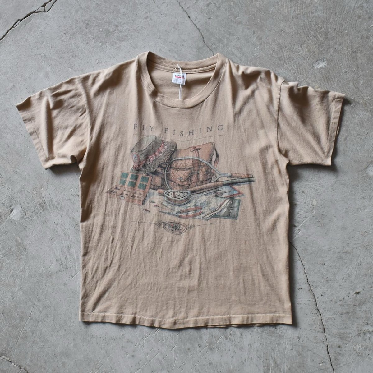 画像1: 1990s 90s FLY FISHING Tシャツ　 "MADE IN USA"　 表記L  (1)