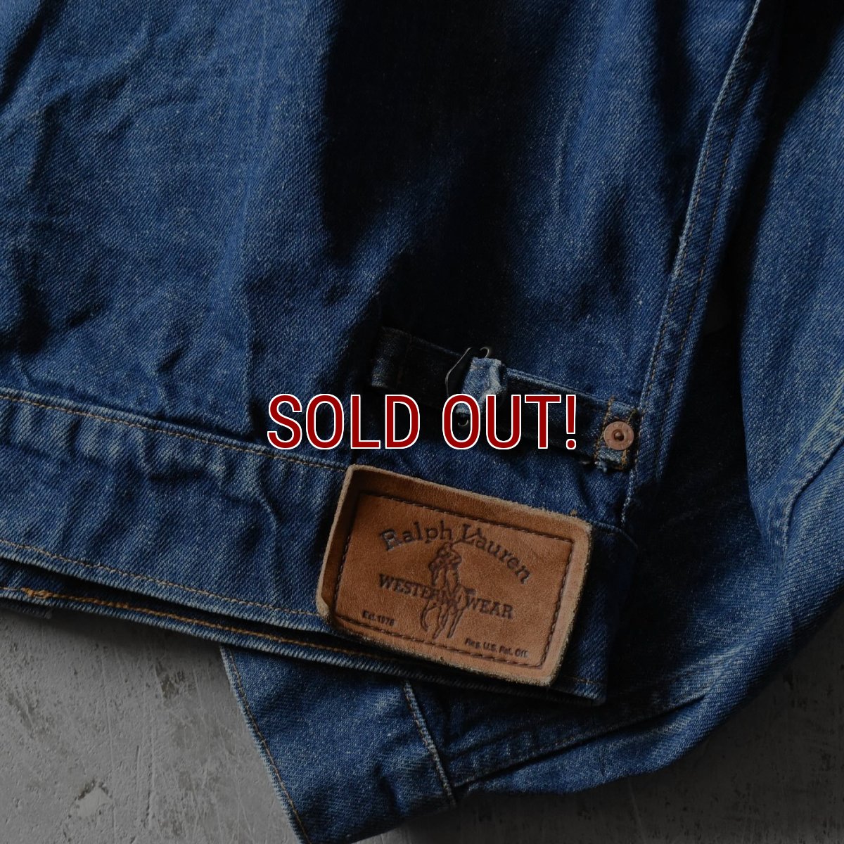 画像8: 1970-80s RALPH LAUREN WESTERN WEAR デニムジャケット　 表記WOMENS L  (8)