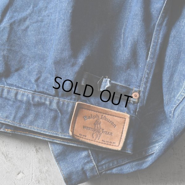 画像8: 1970-80s RALPH LAUREN WESTERN WEAR デニムジャケット　 表記WOMENS L 
