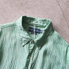 画像2: Ralph Lauren リネンシャツ　 表記XXL  (2)
