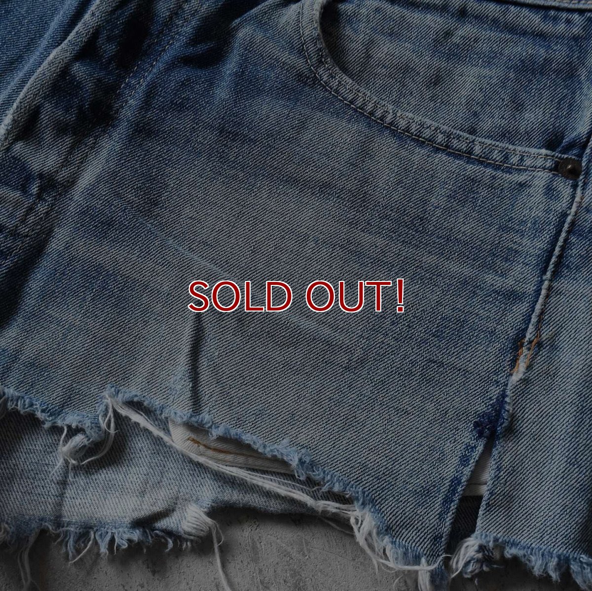 画像9: 1960s Levi's 501E CUT OFF　 "MADE IN USA"　 実寸W32  (9)