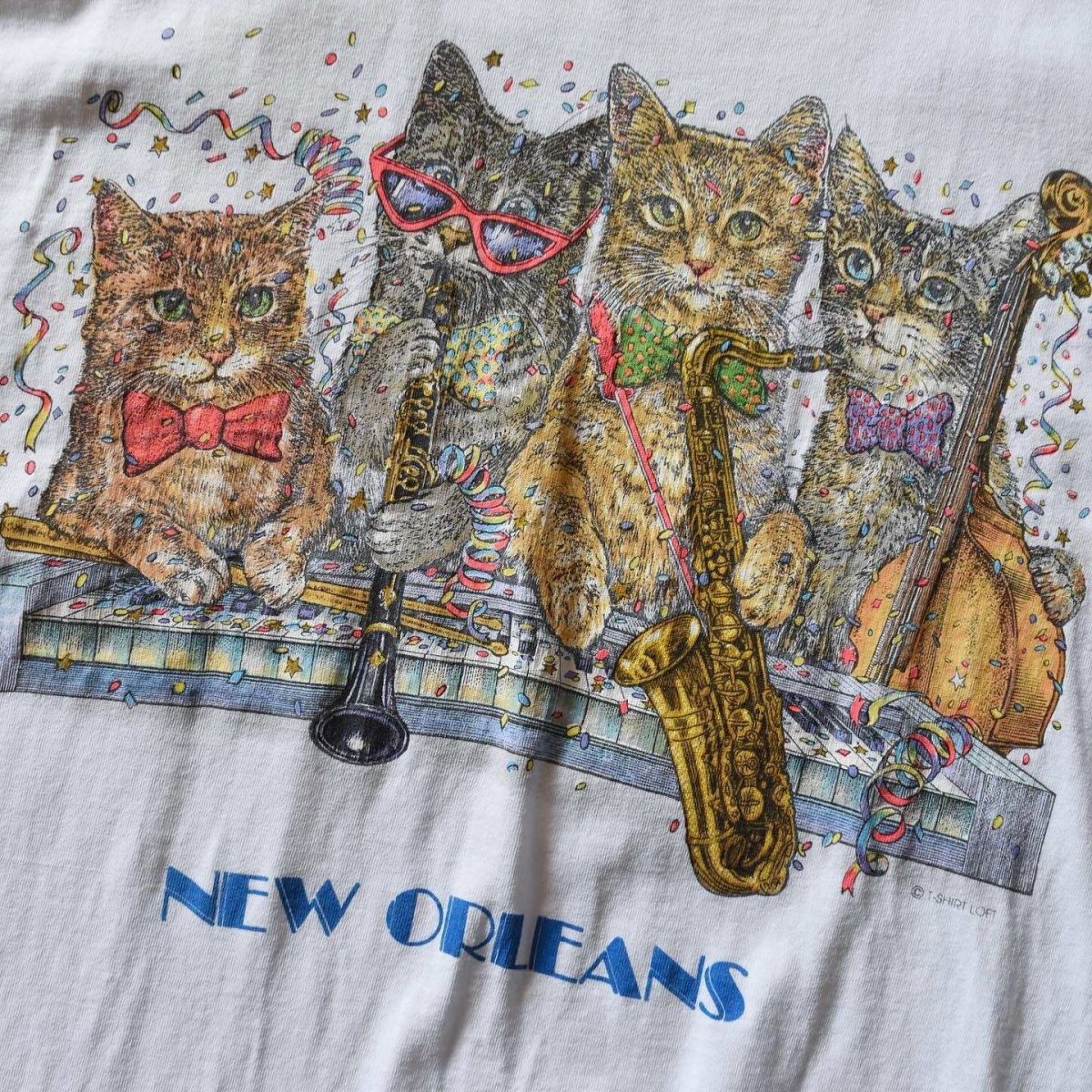 画像5: 1990s NEW ORLEANS ねごTシャツ　 "MADE IN USA"　 表記XL  (5)