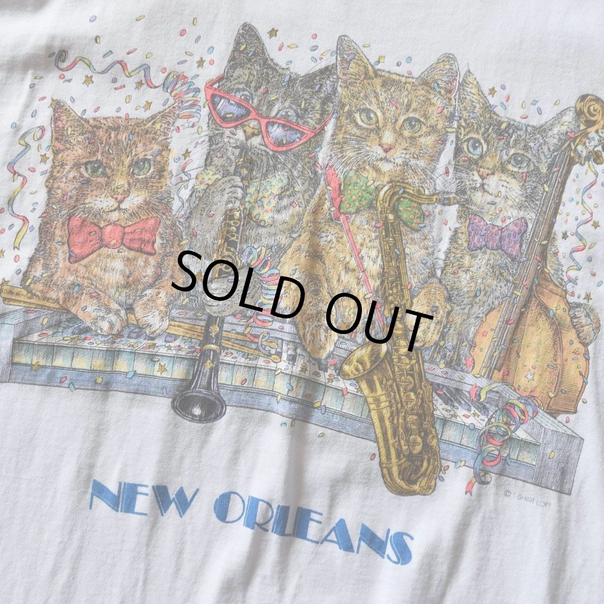 画像5: 1990s NEW ORLEANS ねごTシャツ　 "MADE IN USA"　 表記XL  (5)