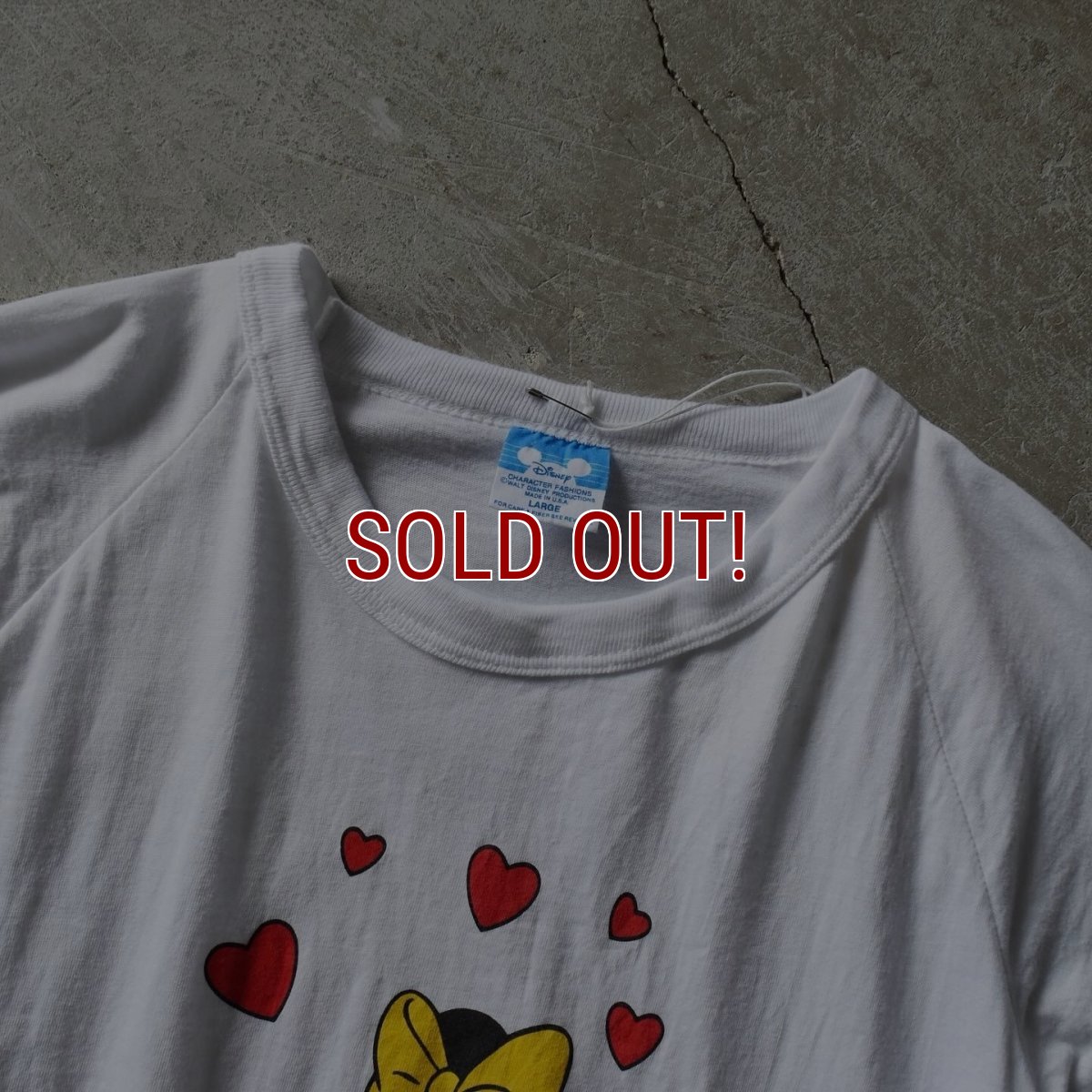 画像2: 1980s MINNIE MOUSE Tシャツ　 "MADE IN USA"　 表記L  (2)