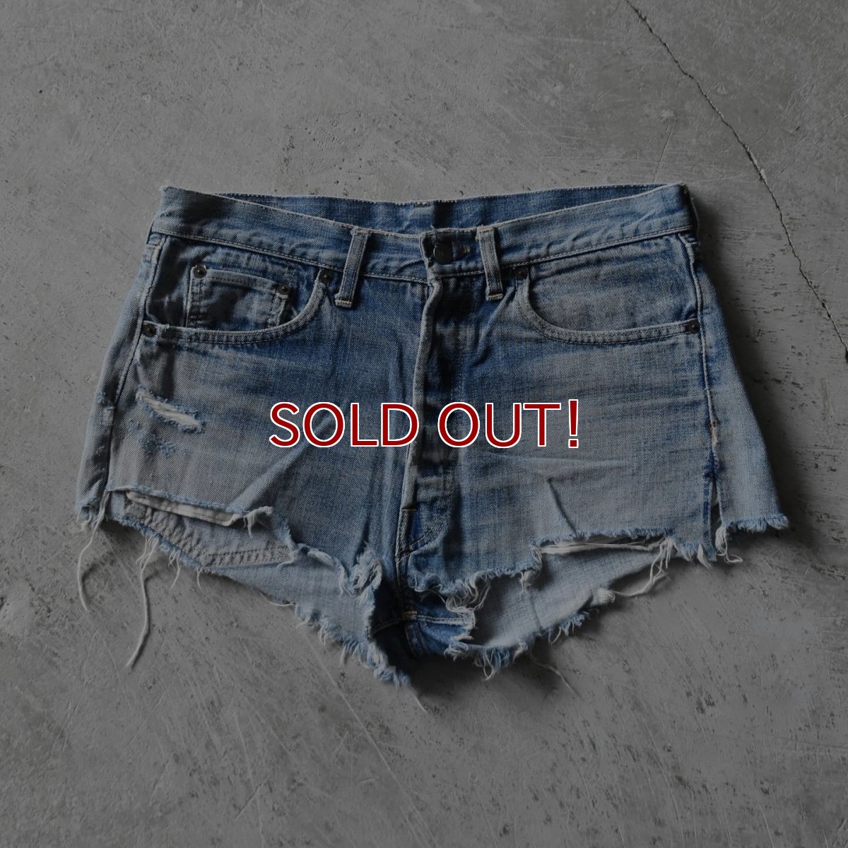 画像1: 1960s Levi's 501E CUT OFF　 "MADE IN USA"　 実寸W32  (1)