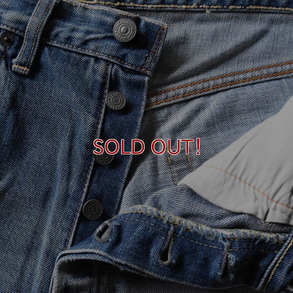 画像4: 1960s Levi's 501E CUT OFF　 "MADE IN USA"　 実寸W32  (4)